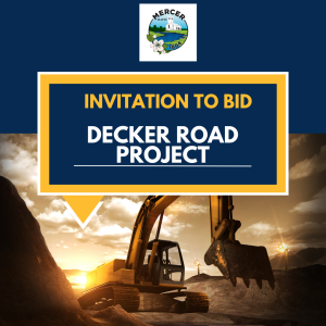 Invitation to Bid - 2026 Decker Road Project